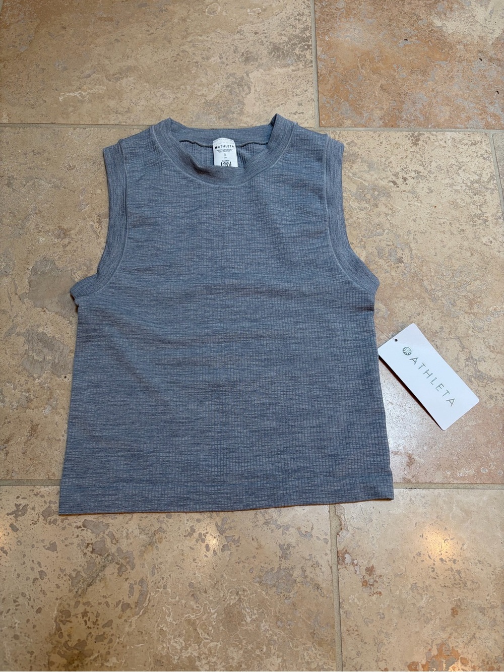 Athleta Women’s Renew Seamless Muscle Tank - Heather Gray